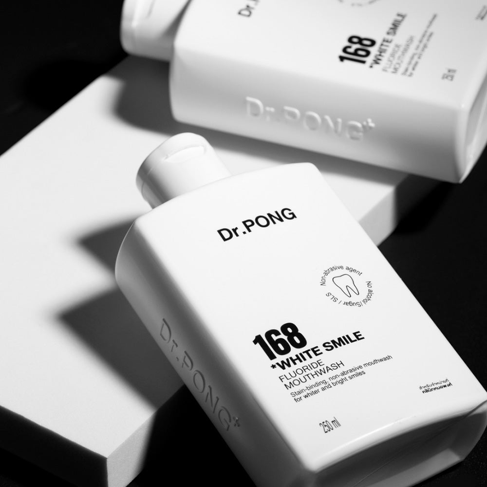 Dr.PONG 168 WHITE SMILE FLUORIDE MOUTHWASH