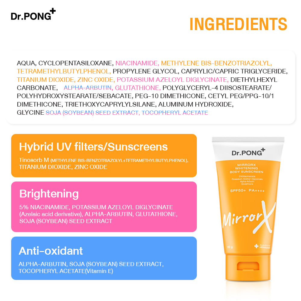 Dr.PONG MIRRORX WHITENING BODY SUNSCREEN