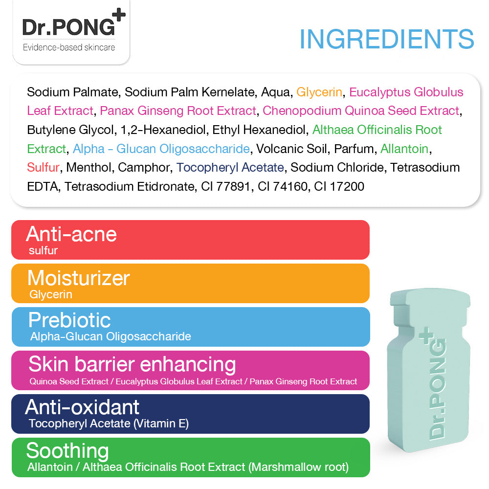Dr.PONG NATURAL VOLCANIC SULPHUR SOAP