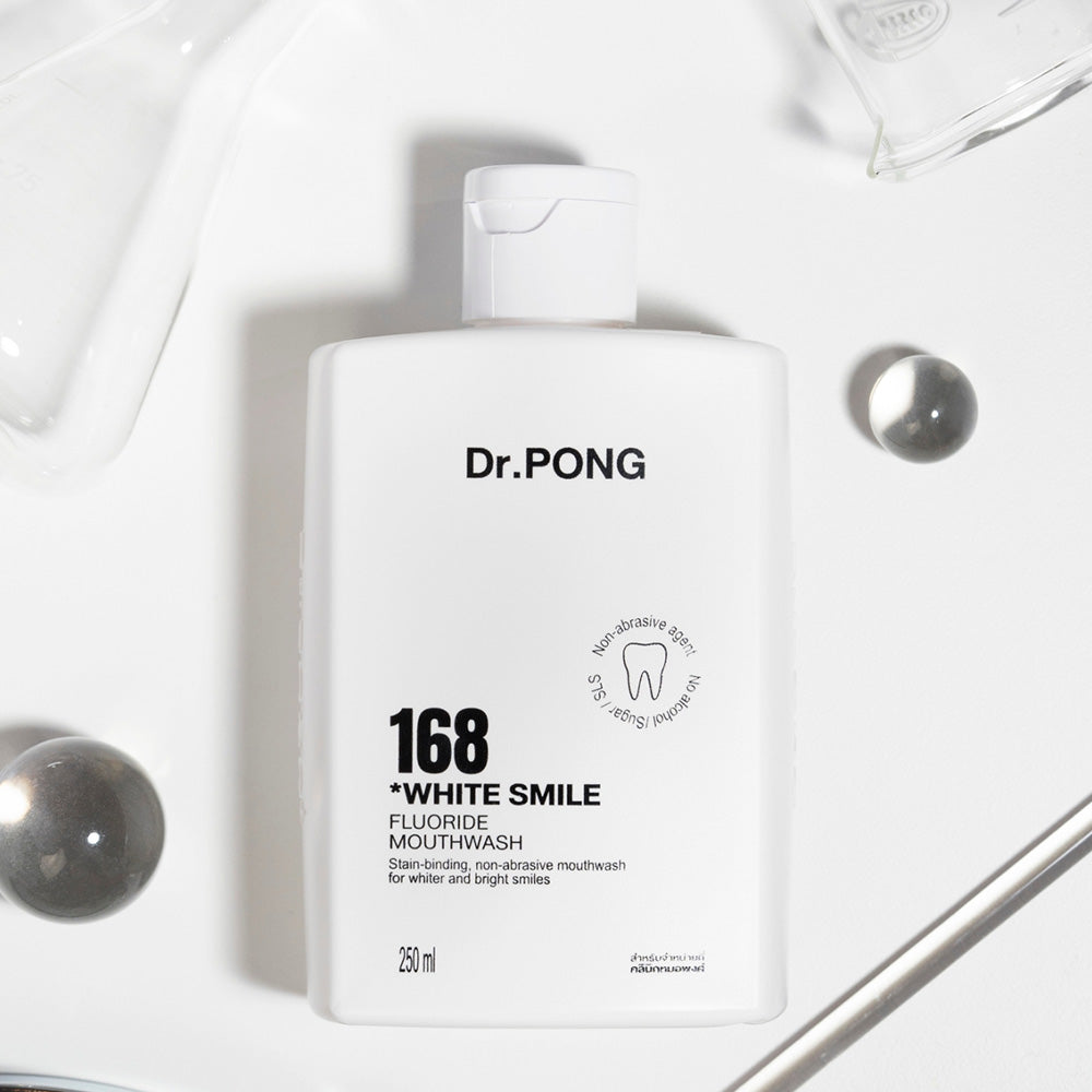 Dr.PONG 168 WHITE SMILE FLUORIDE MOUTHWASH