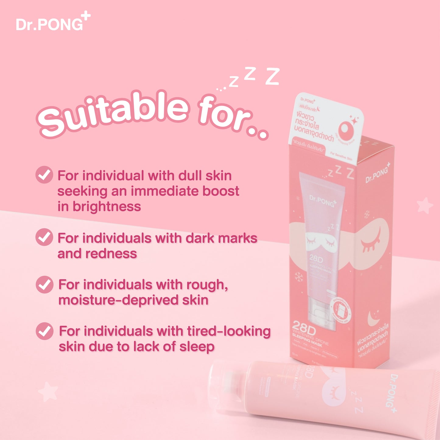 Dr.PONG 28D WHITENING DRONE SLEEPING MASK