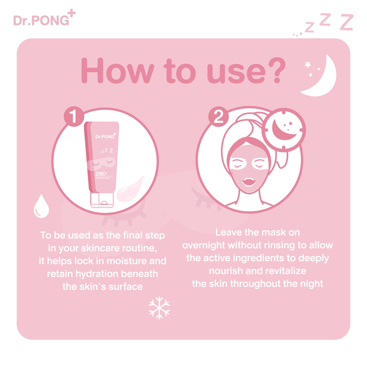 Dr.PONG 28D WHITENING DRONE SLEEPING MASK