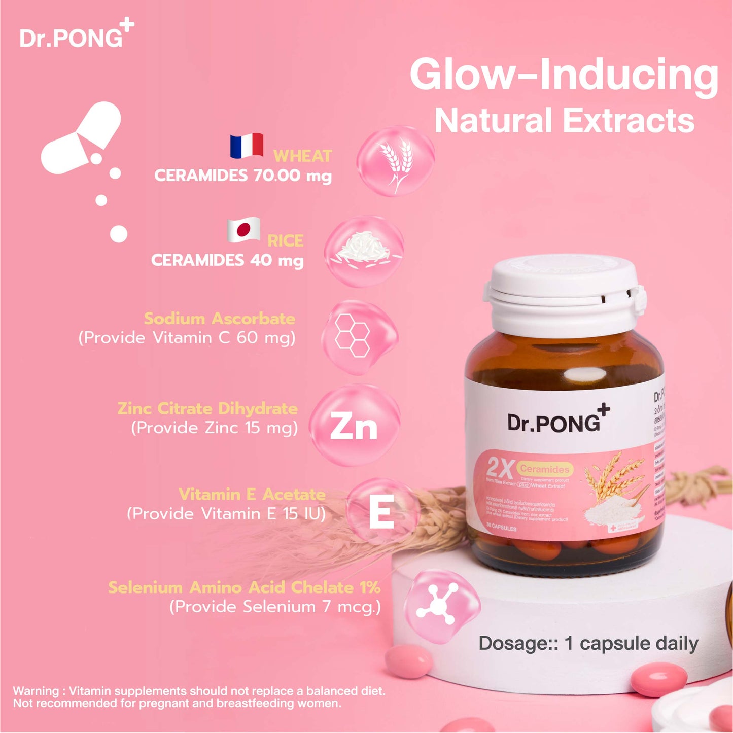 Dr.PONG 2X CERAMIDES FROM RICE EXTRACT PLUS WHEAT EXTRACT