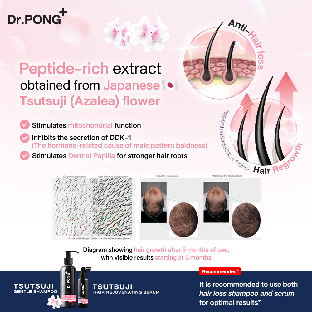 Dr.PONG TSUTSUJI HAIR REJUVENATING SERUM ANTI-HAIR LOSS