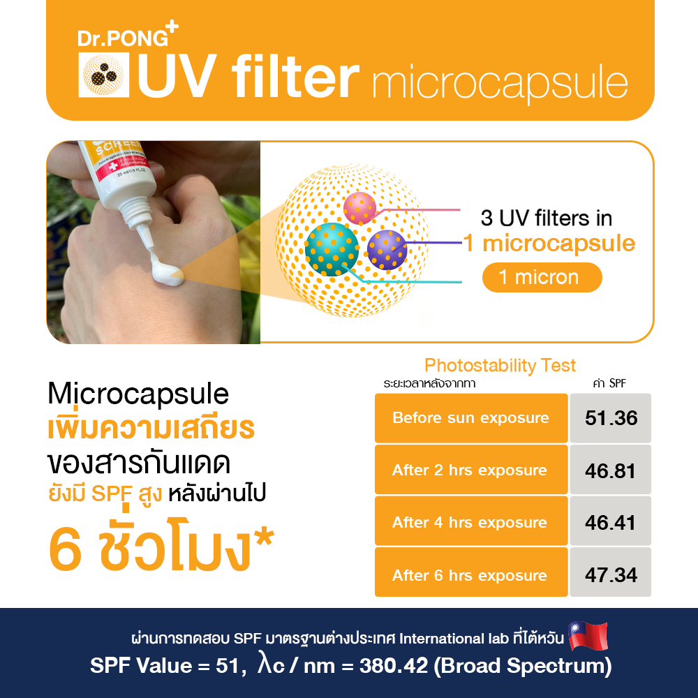 Dr.PONG HYALURONIC ULTRA LIGHT SUNSCREEN WITH AQUATIDE SPF50 PA+++