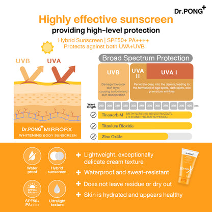 Dr.PONG MIRRORX WHITENING BODY SUNSCREEN