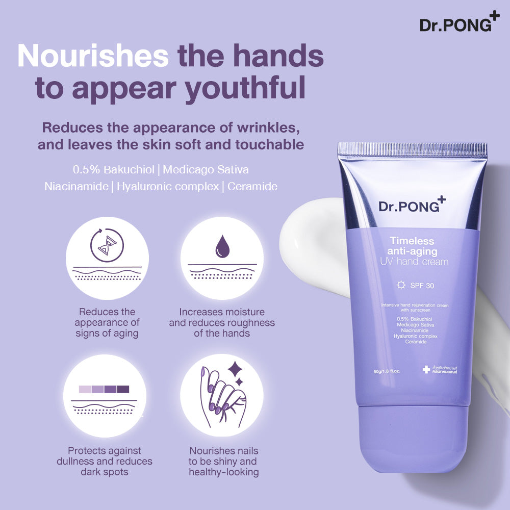 Dr.PONG TIMELESS ANTI-AGING UV HAND CREAM