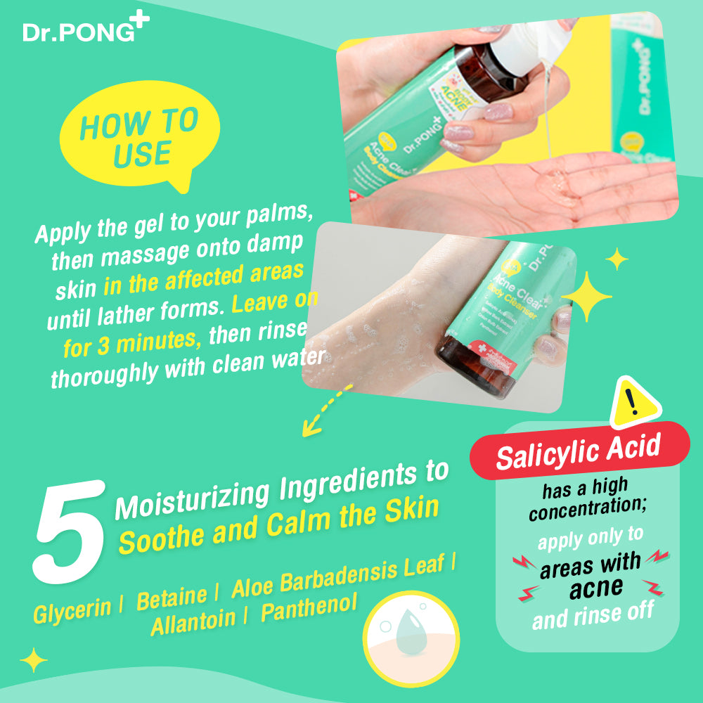 Dr.PONG BHA ACNE CLEAR BODY CLEANSER