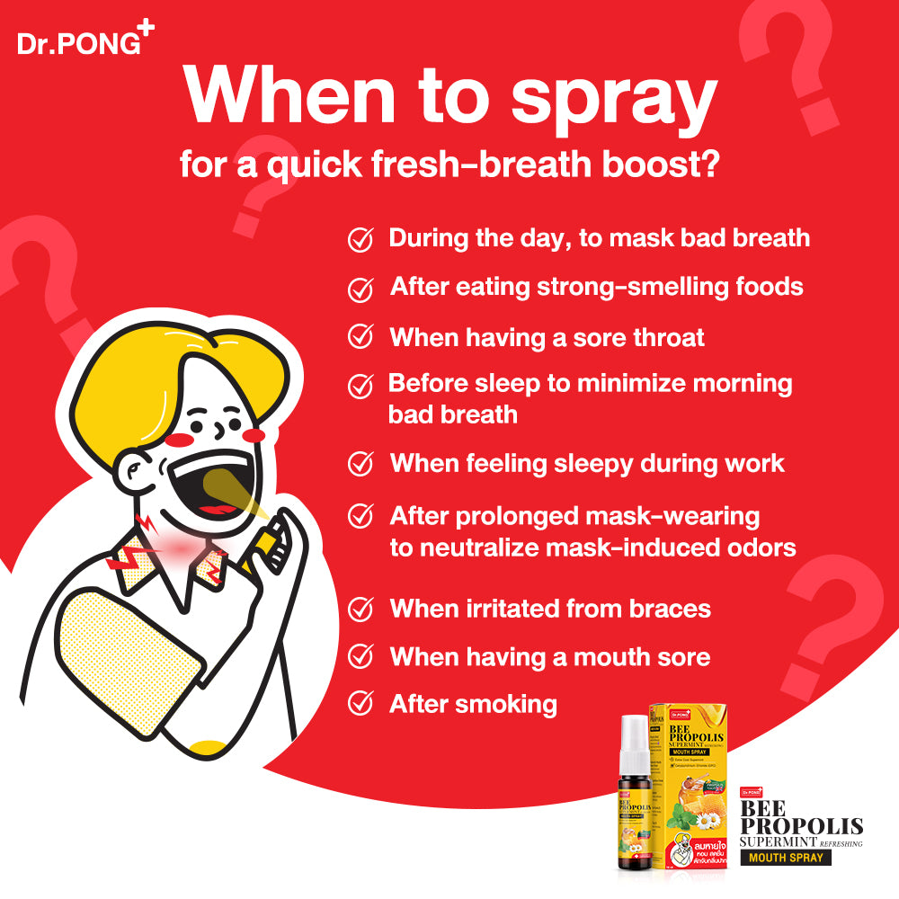 Dr.PONG BEE PROPOLIS SUPERMINT MOUTH SPRAY