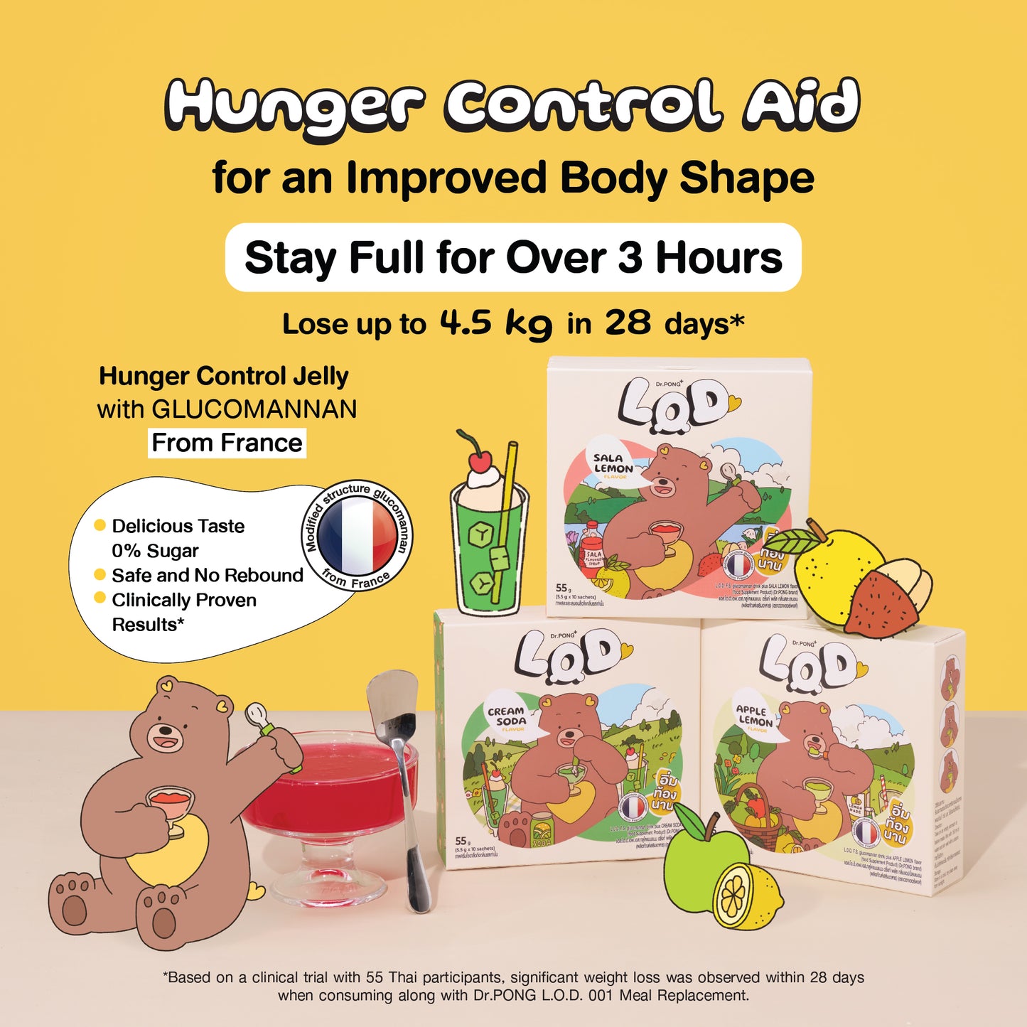 DR.PONG L.O.D. F.S GLUCOMANNAN DRINK
