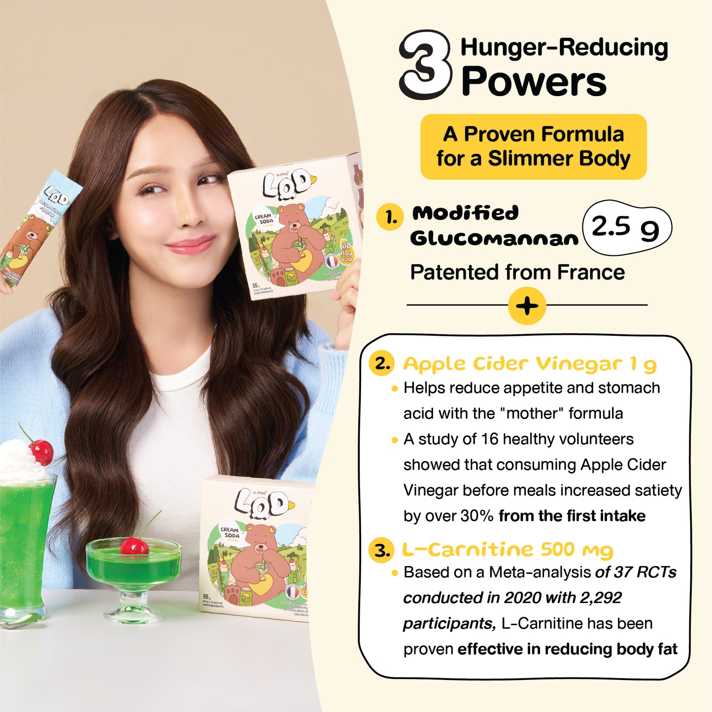 DR.PONG L.O.D. F.S GLUCOMANNAN DRINK