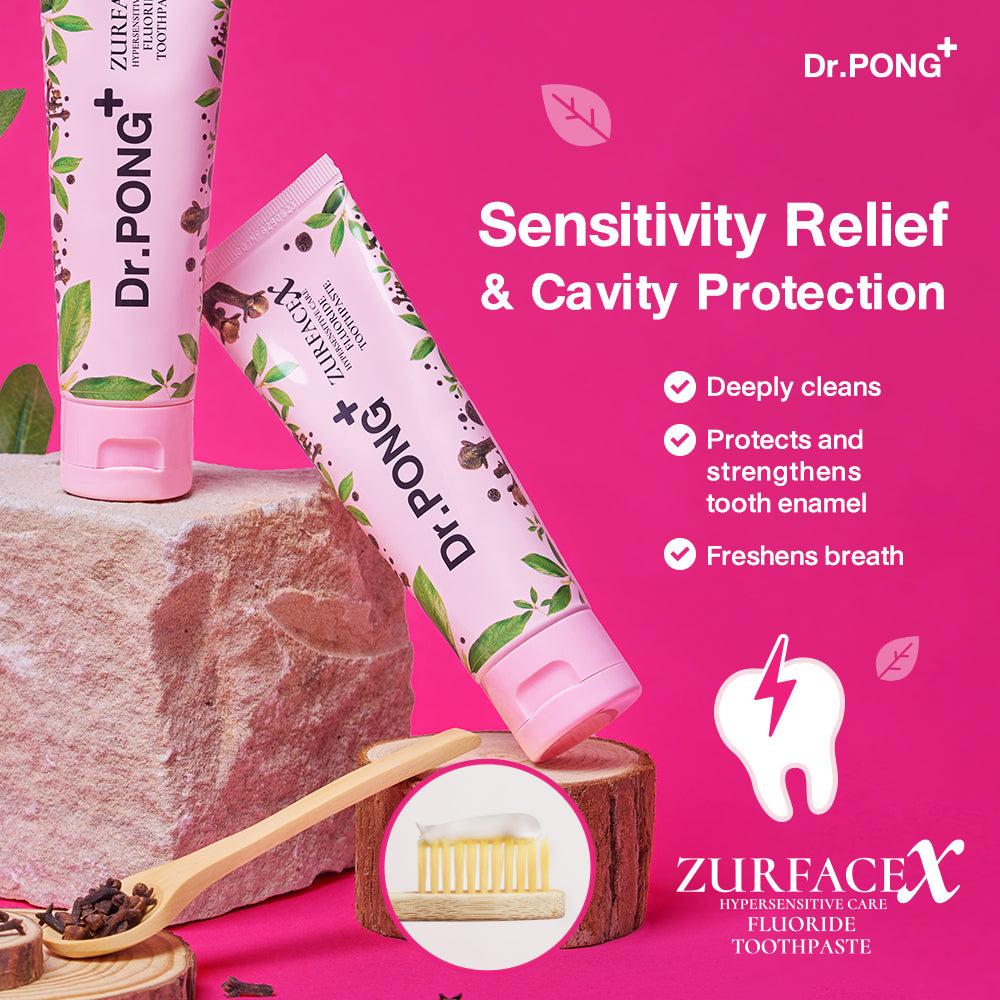 Dr.PONG ZURFACEX HYPERSENSITIVE CARE FLUORIDE TOOTHPASTE