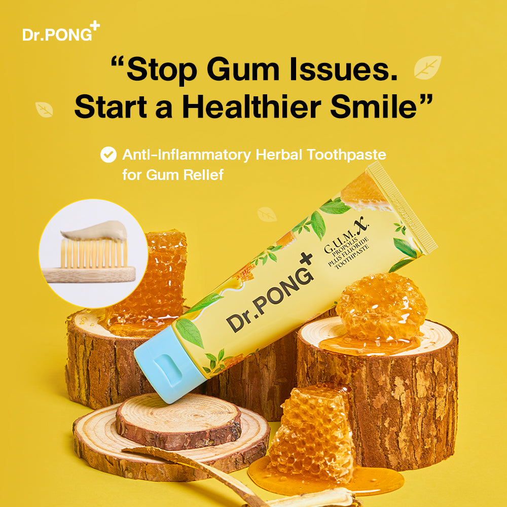 Dr.PONG G.U.M.X. PROPOLIS PLUS FLUORIDE TOOTHPASTE