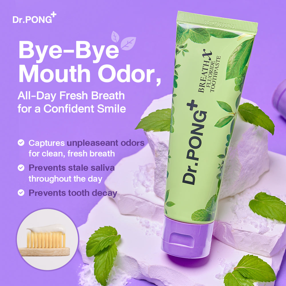 Dr.PONG BREATHX FLUORIDE TOOTHPASTE