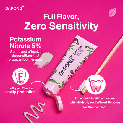 Dr.PONG ZURFACEX HYPERSENSITIVE CARE FLUORIDE TOOTHPASTE