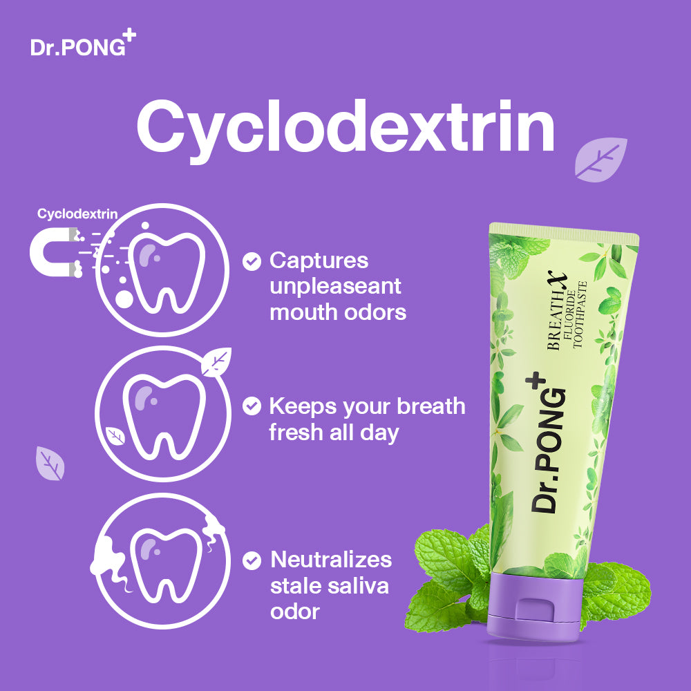 Dr.PONG BREATHX FLUORIDE TOOTHPASTE