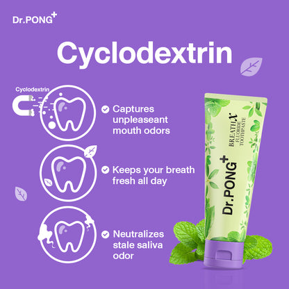 Dr.PONG BREATHX FLUORIDE TOOTHPASTE