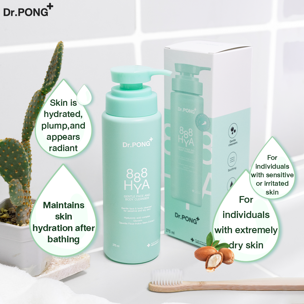 Dr.PONG 888 HYA GENTLE FACE AND BODY CLEANSER