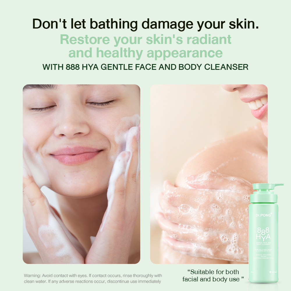 Dr.PONG 888 HYA GENTLE FACE AND BODY CLEANSER