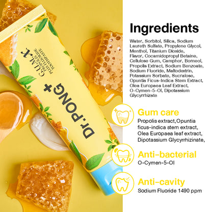 Dr.PONG G.U.M.X. PROPOLIS PLUS FLUORIDE TOOTHPASTE