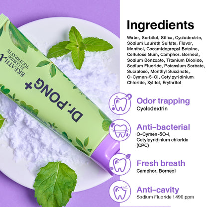 Dr.PONG BREATHX FLUORIDE TOOTHPASTE