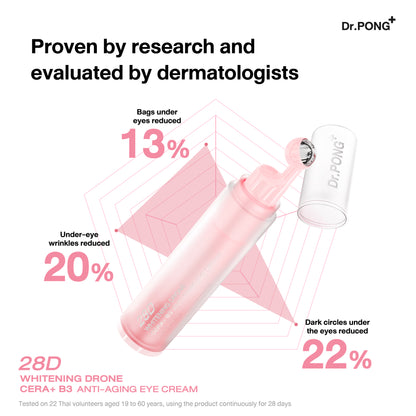 Dr.PONG 28D WHITENING DRONE CERA+B3 ANTI-AGING EYE CREAM