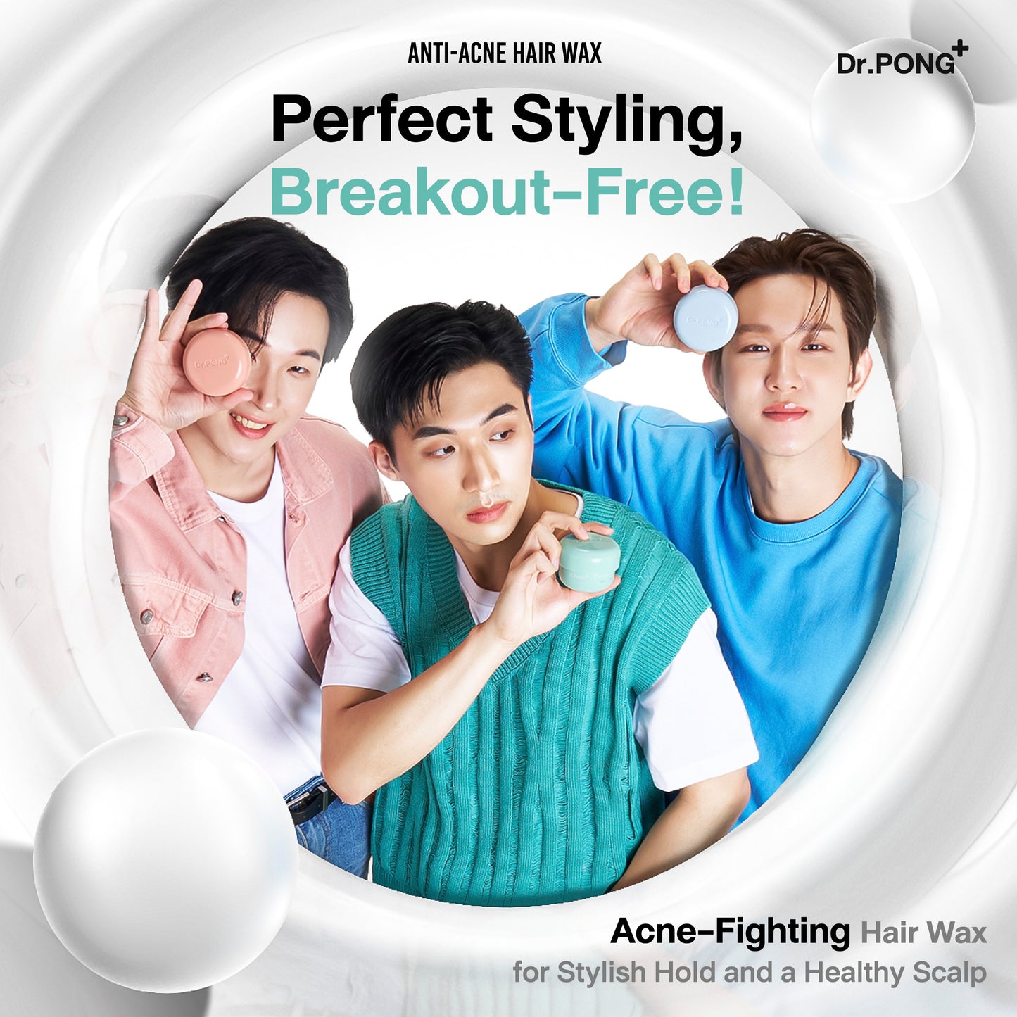 Dr.PONG - ANTI-ACNE HAIR WAX