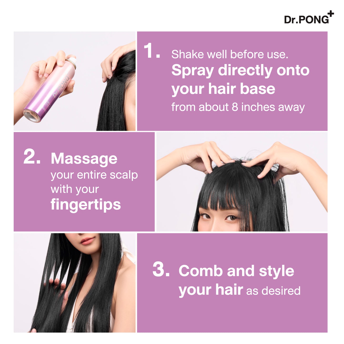 Dr.PONG DRY X SHAMPOO HAIR SPRAY