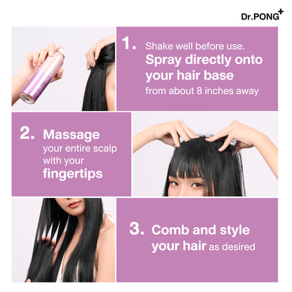 Dr.PONG DRY X SHAMPOO HAIR SPRAY