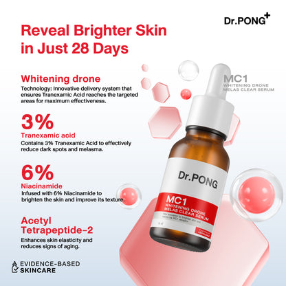 Dr.PONG MC1 WHITENING DRONE MELAS CLEAR SERUM