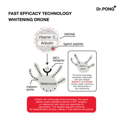 Dr.PONG MC1 WHITENING DRONE MELAS CLEAR SERUM