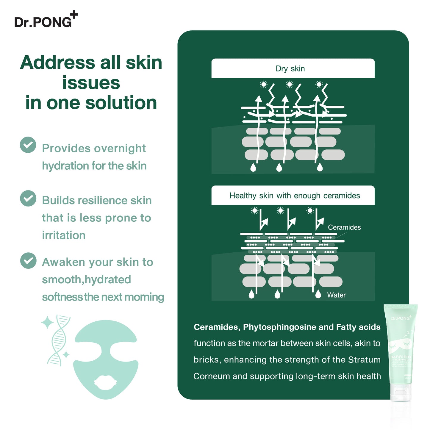 Dr.PONG BARRIER X HYA SLEEPING MASK