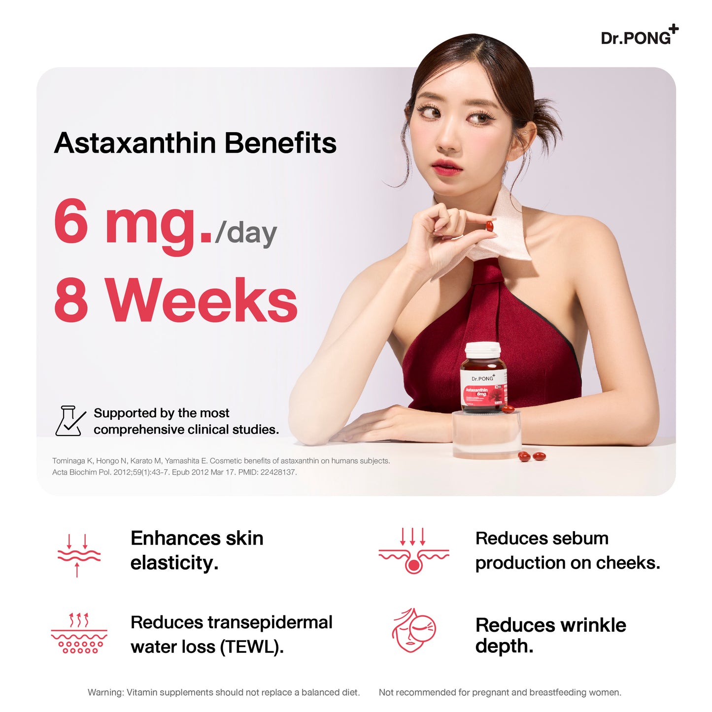 Dr.PONG ASTAXANTHIN 6 mg AstaReal®