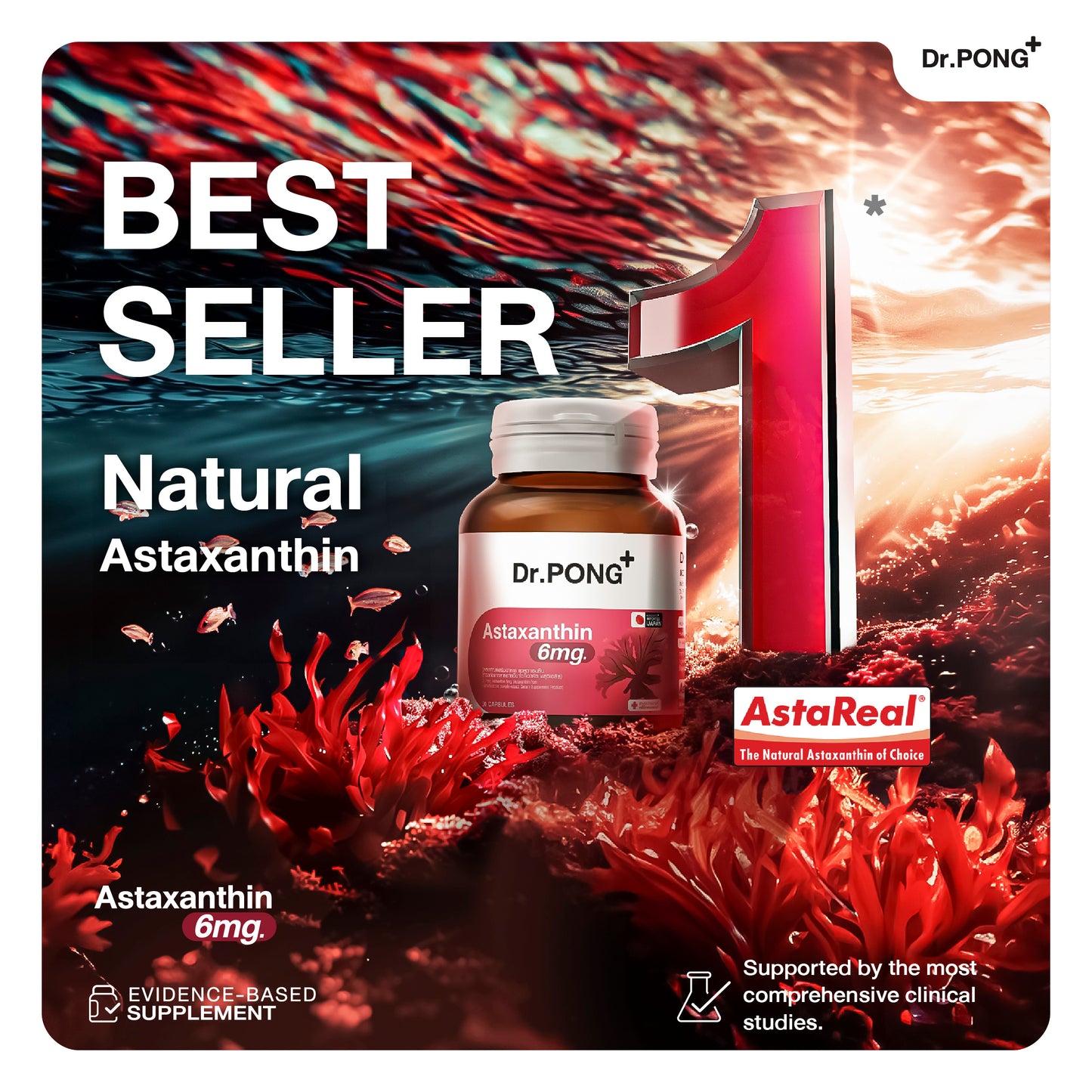 Dr.PONG ASTAXANTHIN 6 mg AstaReal®