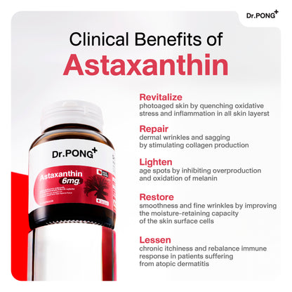 Dr.PONG_ASTAXANTHIN 6 mg ASTAREAL_30Capsules