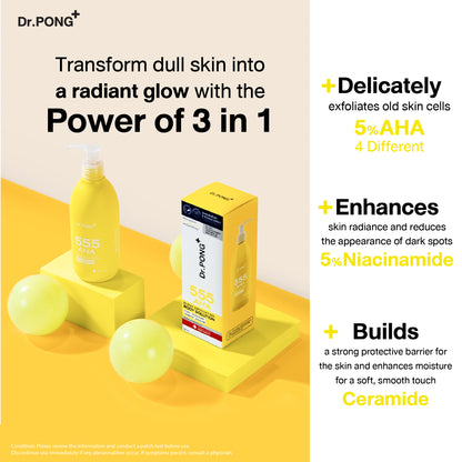 Dr.PONG 555 AHA BLEND EXFOLIATING BODY SOLUTION