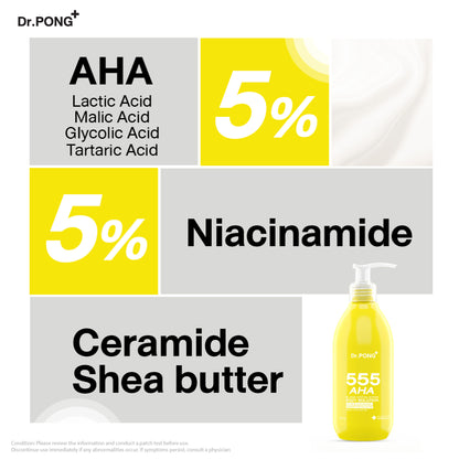 Dr.PONG 555 AHA BLEND EXFOLIATING BODY SOLUTION