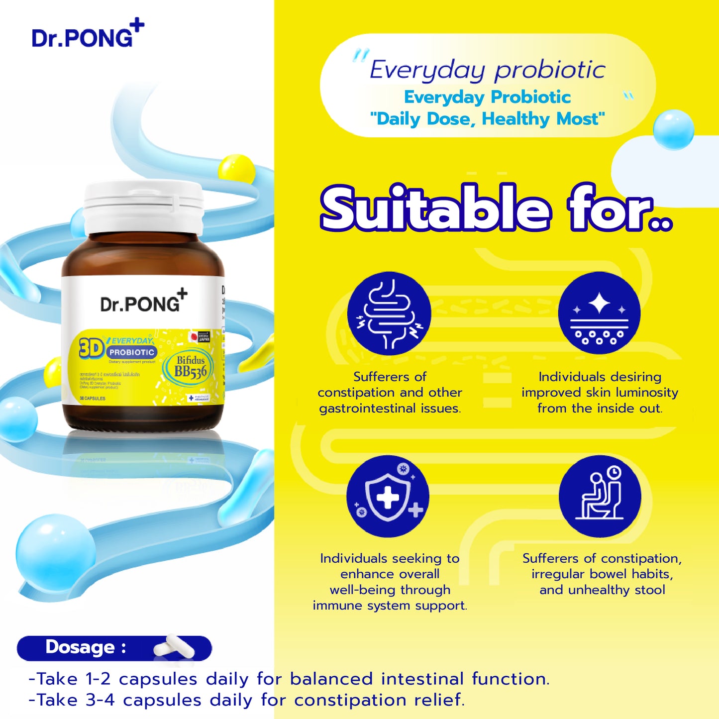 Dr.PONG 3D EVERYDAY PROBIOTIC