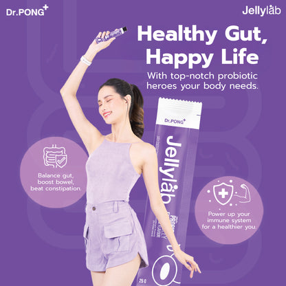 Dr.PONG JELLYLAB PROBIOTIC FIBER JELLY (Food Supplement Product)