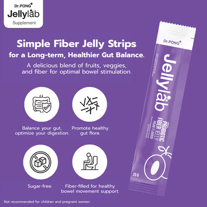 Dr.PONG JELLYLAB PROBIOTIC FIBER JELLY (Food Supplement Product)