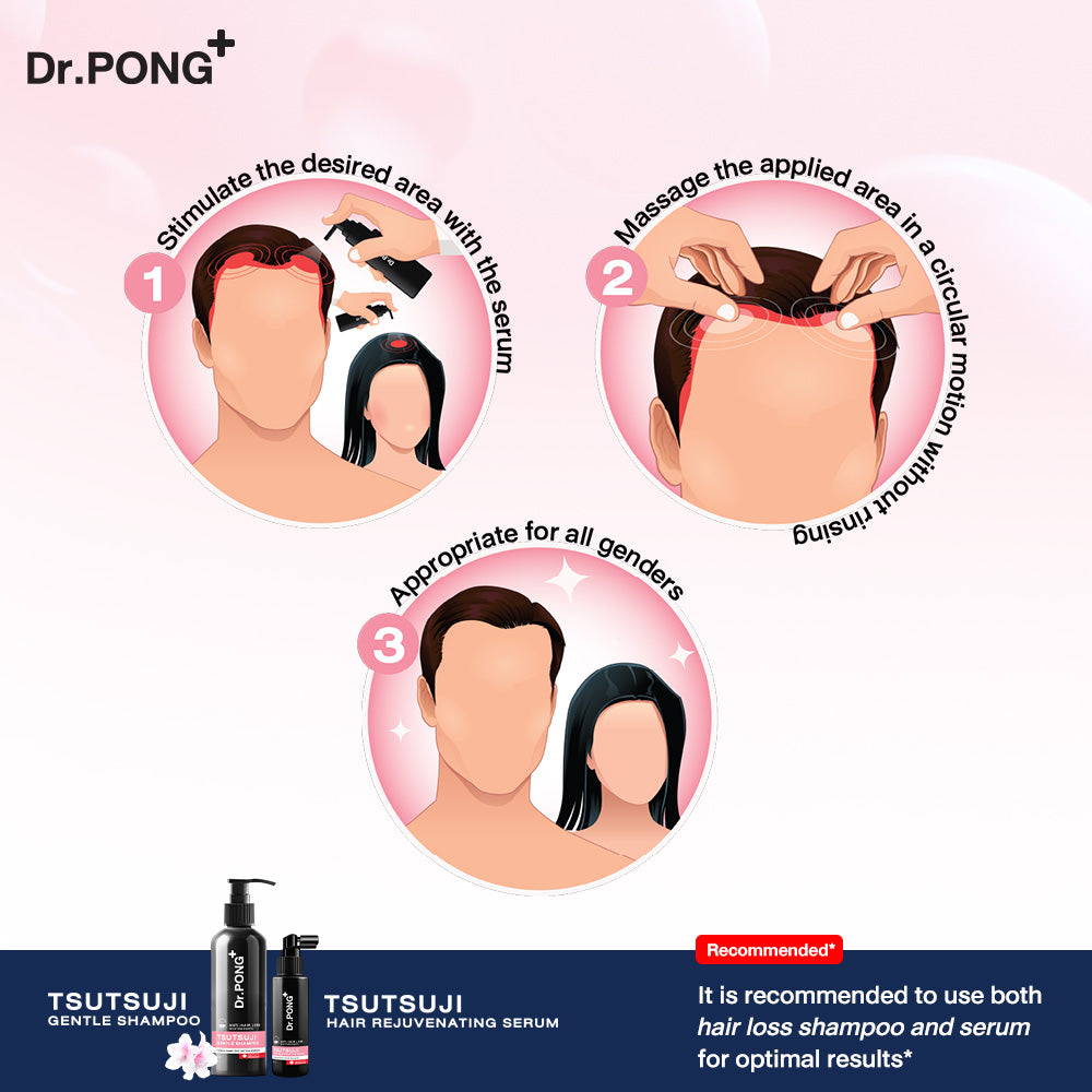 Dr.PONG TSUTSUJI HAIR REJUVENATING SERUM ANTI-HAIR LOSS