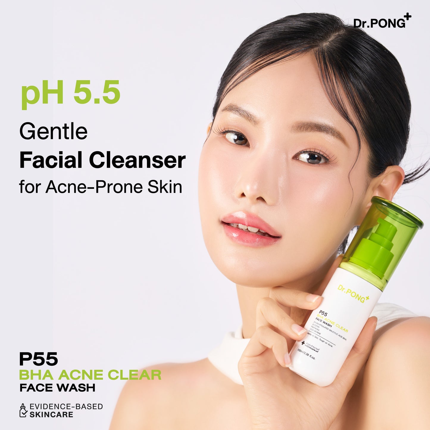 Dr.PONG P55 BHA ACNE CLEAR FACE WASH