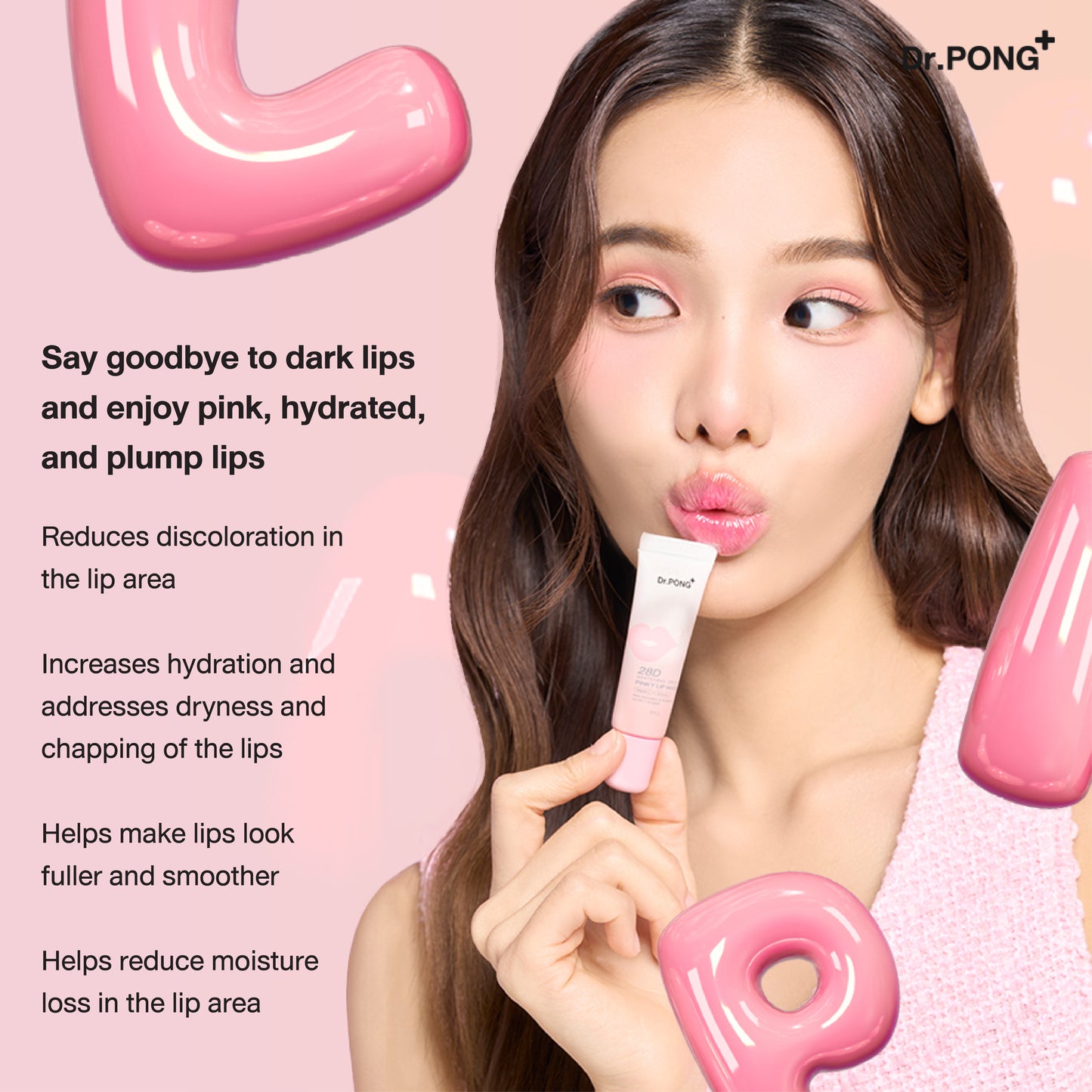 Dr.PONG 28D WHITENING DRONE LIP MASK
