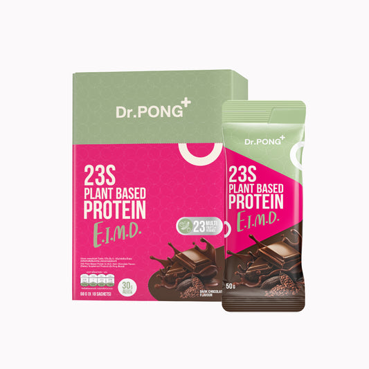 Dr.PONG 23S PLANT BASED PROTEIN E.I.M.D. DARK CHOCOLATE FLAVOUR