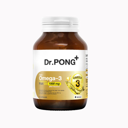 Dr.PONG DAILY OMEGA-3 ODOURLESS FISH OIL 1000 MG PLUS VITAMIN E