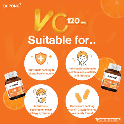 Dr.PONG VC120 VITAMIN C 120 mg CANDY