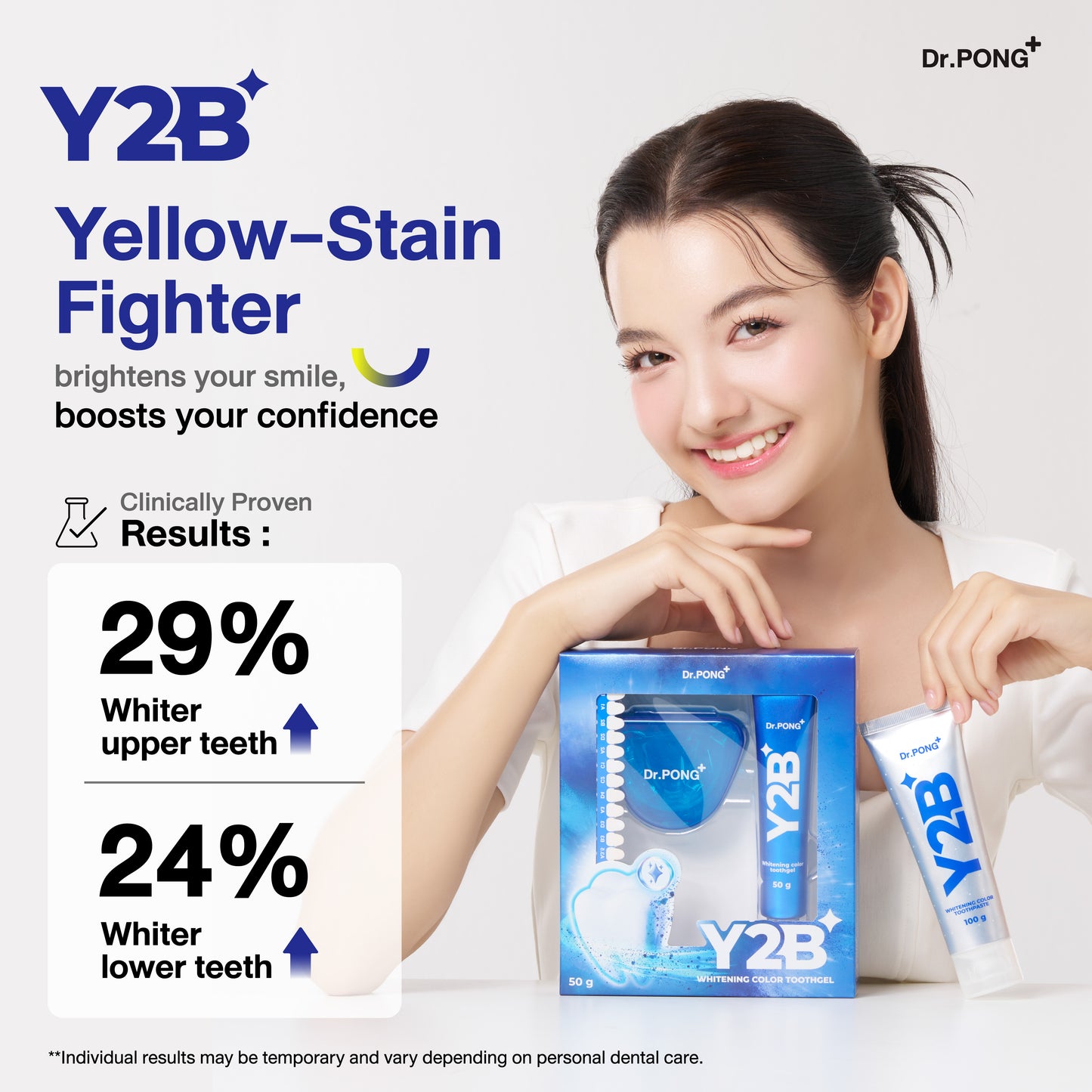 Dr.PONG Y2B WHITENING COLOR TOOTHPASTE