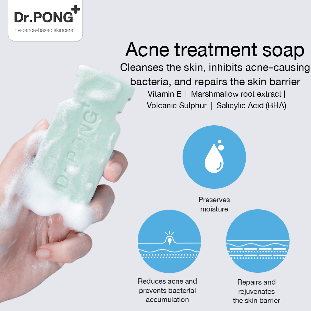 Dr.PONG NATURAL VOLCANIC SULPHUR SOAP