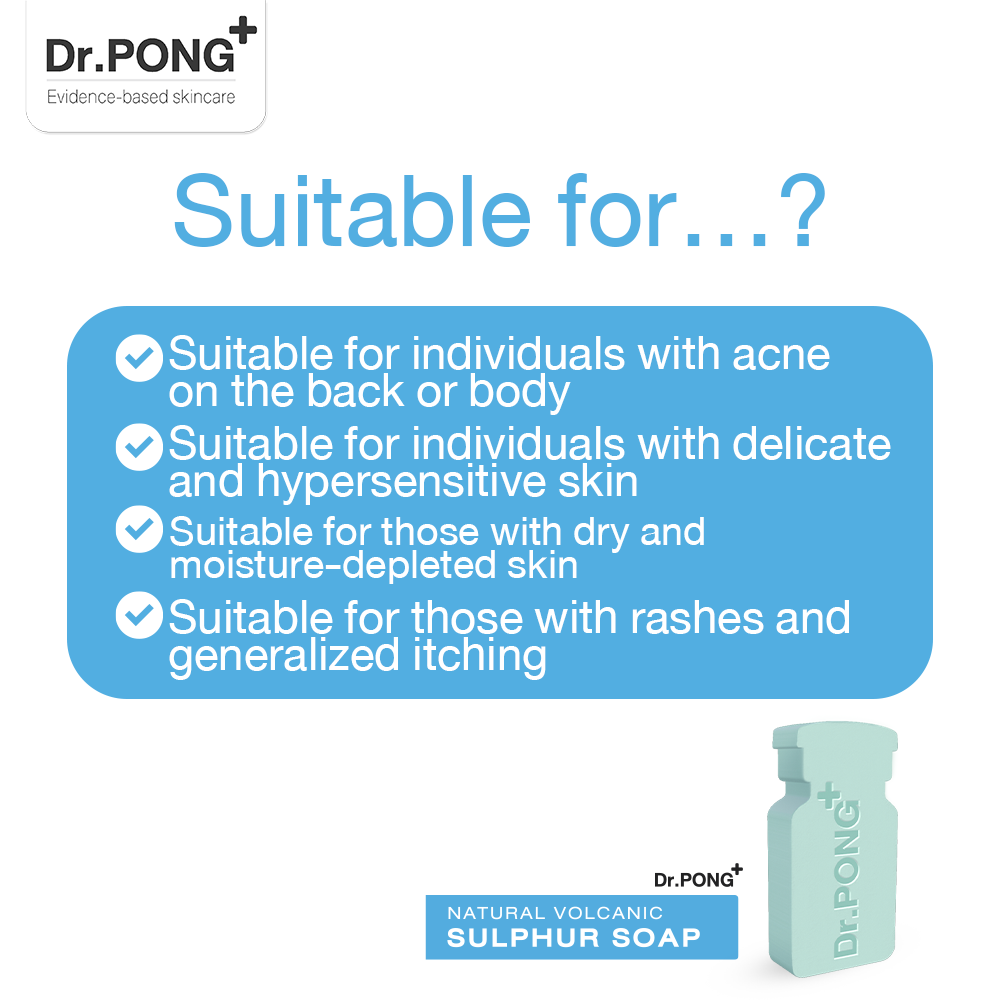 Dr.PONG NATURAL VOLCANIC SULPHUR SOAP